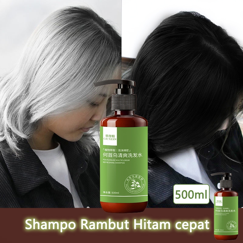 Sampo penumbuh rambut cepat Sampo penghitam rambut uban Penumbuh rambut cepat Angkat hitam secara al