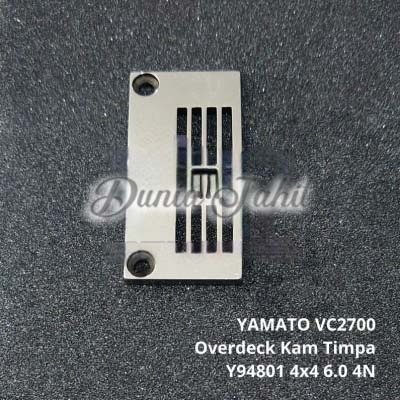 Y94801 YAMATO VC2700 4x4 6.0MM 4 Jarum Plat Mesin Jahit Overdeck Kam