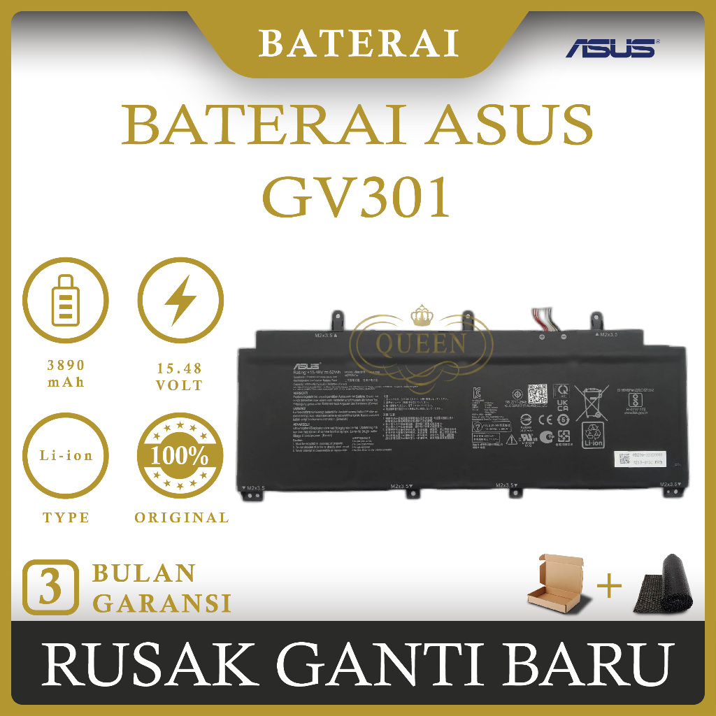 BATERAI LAPTOP ASUS ROG Flow X13 GV301 (C41N2009) ORIGINAL