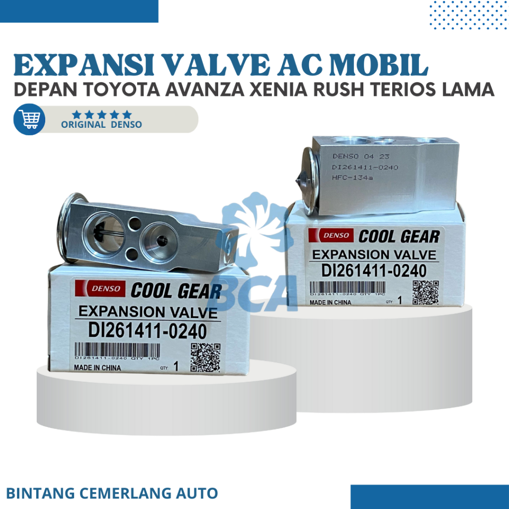 EXPANSI AC Mobil Depan Toyota Avanza Xenia Rush Terios Lama ORIGINAL DENSO