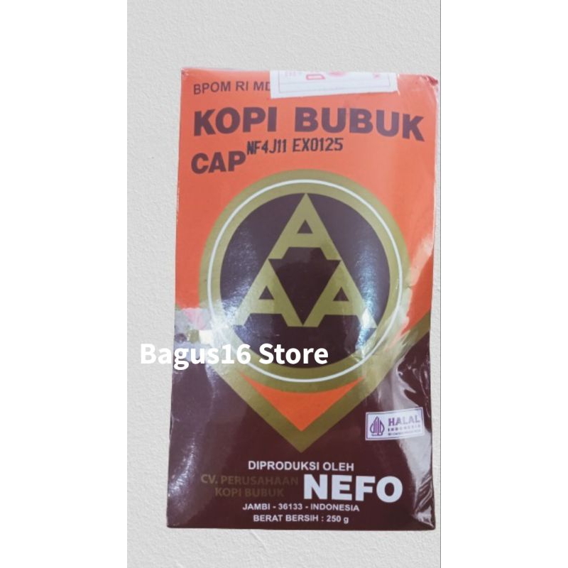 

Kopi AAA Nefo 250gr khas Jambi