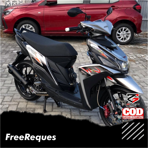 Striping Sticker Stiker Setiker Variasi Motor Mio M3 Mio Z Mio 125 Design Simpel Keren Terlaris FREE
