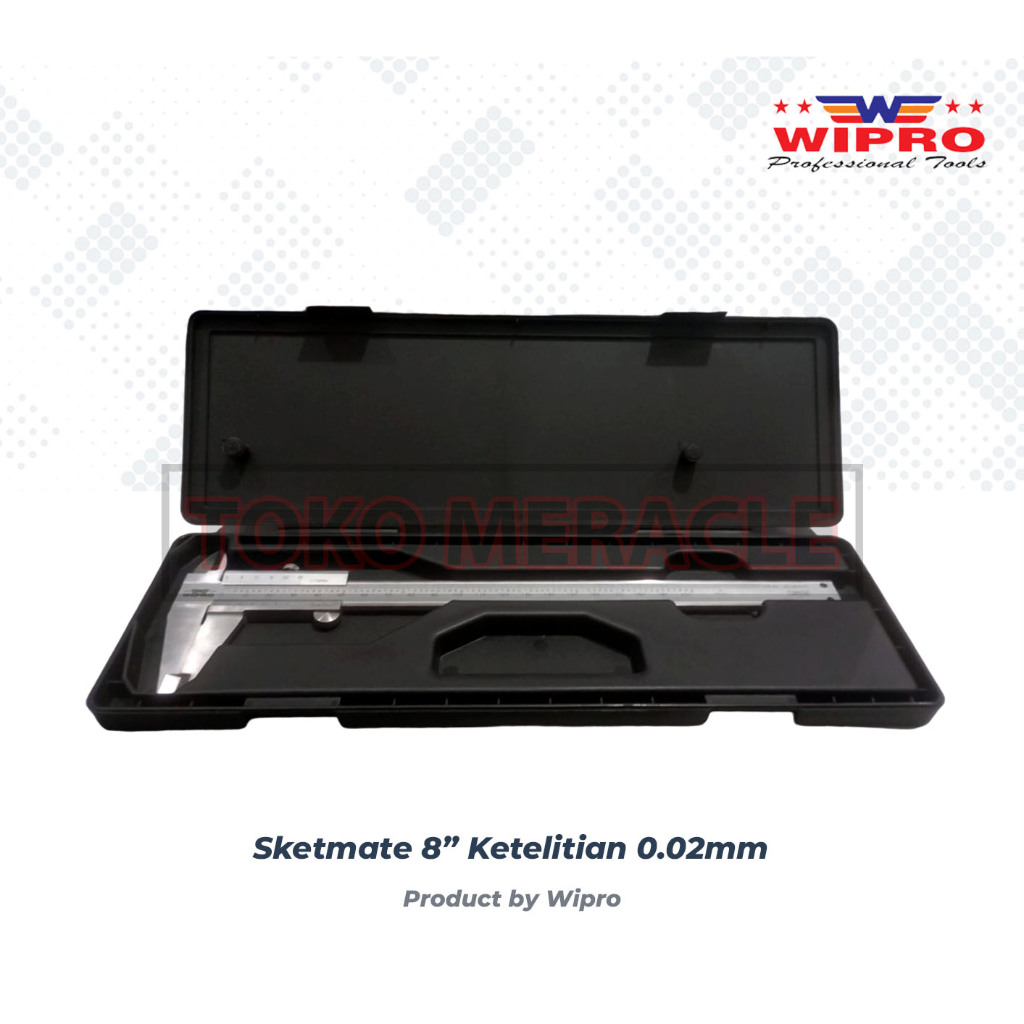Wipro Sketmate 8" Manual - Jangka Sorong Ketelitian 0.02mm
