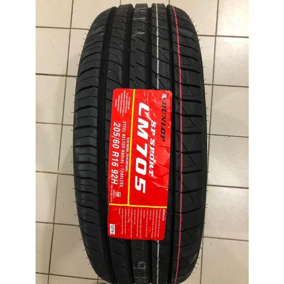 Ban Dunlop SP Sport LM705 Size 205/60 R16 Untuk Ban Mobil Eco Sport XL7 Xpander