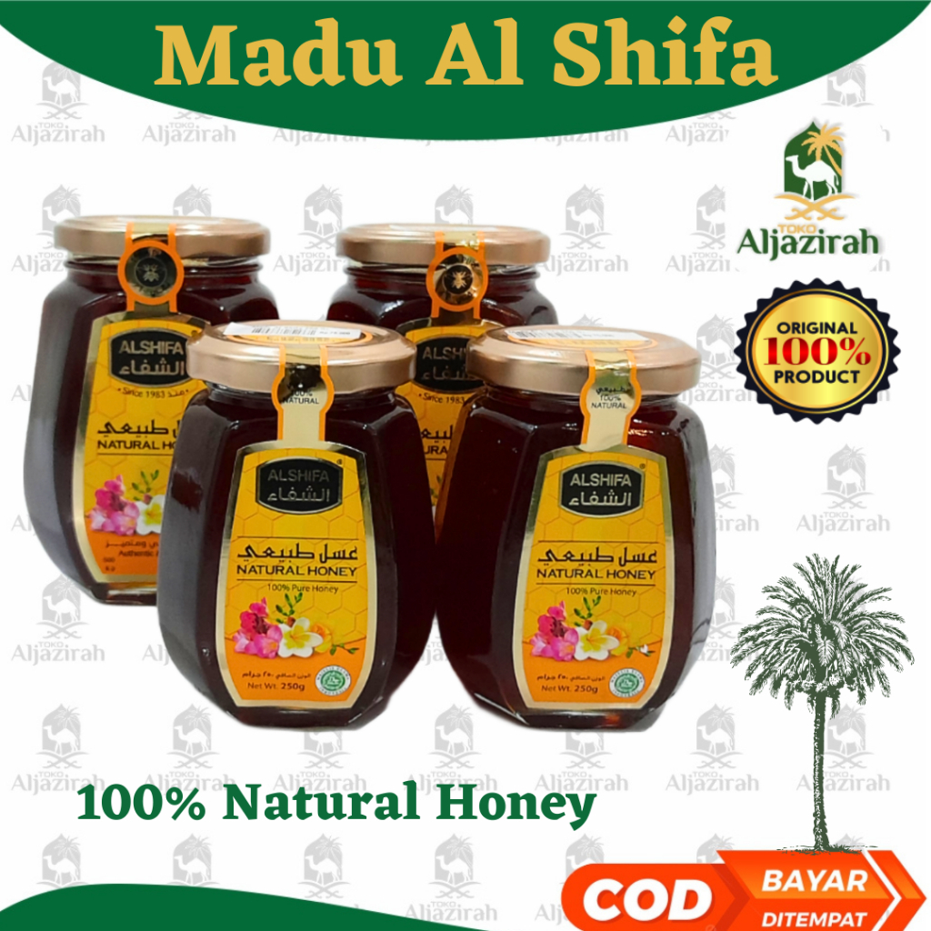

MADU AL SHIFA | MADU MURNI ARAB KEMASAN 250 GR 500 GR | MADU ASLI AL SHIFA ORIGINAL