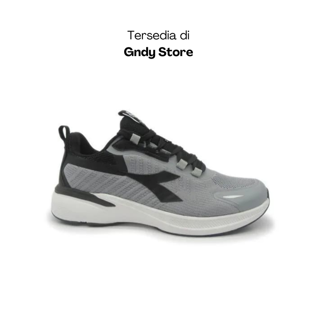 Sepatu Sneakers Pria Diadora Granimo (M) DIAFI230601G Grey Black Men