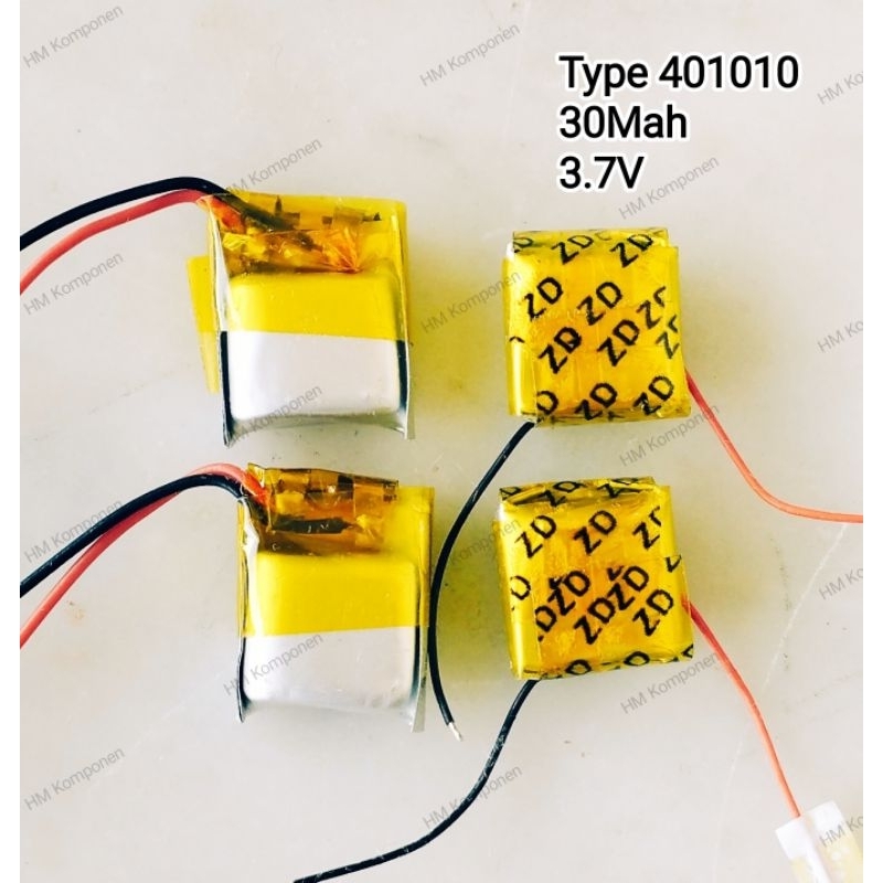 BATERAI BLUETOOTH TWS 401010 401012 401020  3.7V