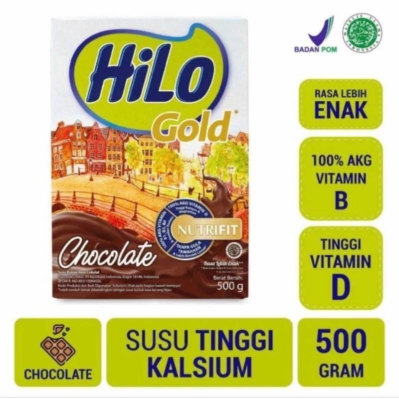 

Hilo Gold Chocolate 500gr | Susu Tinggi Kalsium