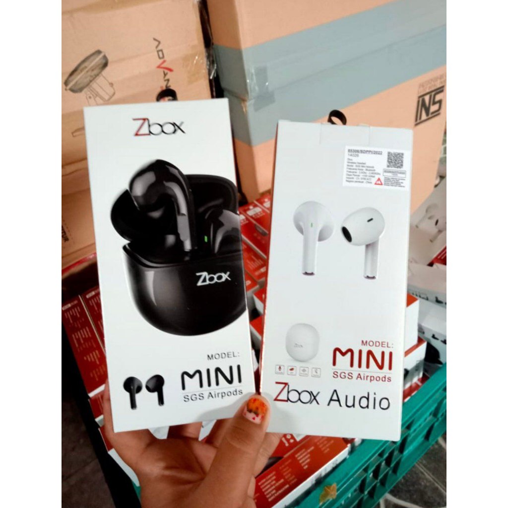 HEADSET BLUETOOTH TWS ZBOX SGS MINI | ORIGINAL | TERLARIS