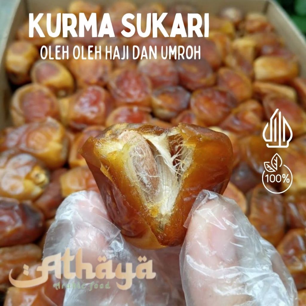 

KURMA SUKARI Premium Basah Kurma Sukkari Al Qassim Ruthob