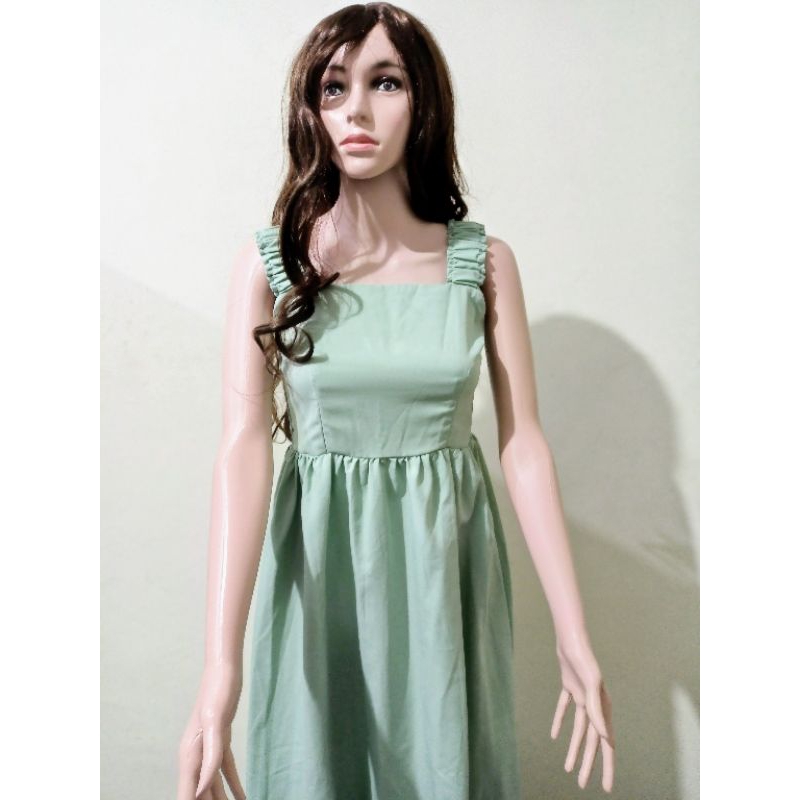 Preloved dress Sage green/casual dress