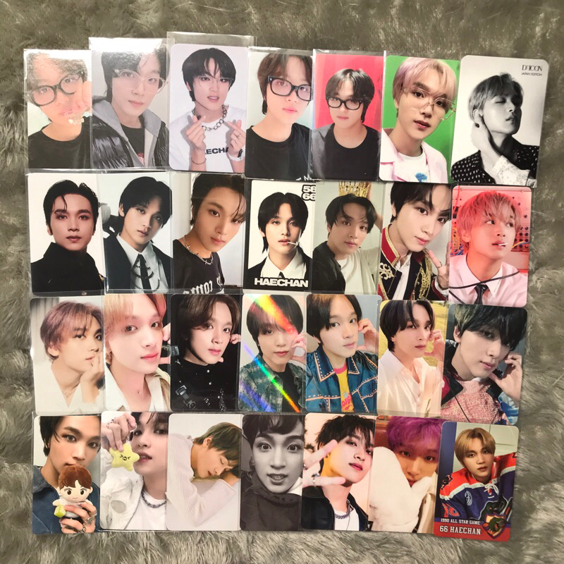 [READY&READ DESC] Photocard haechan nct 127 nct dream pangeran korek glitch mode mahkota prince kaca