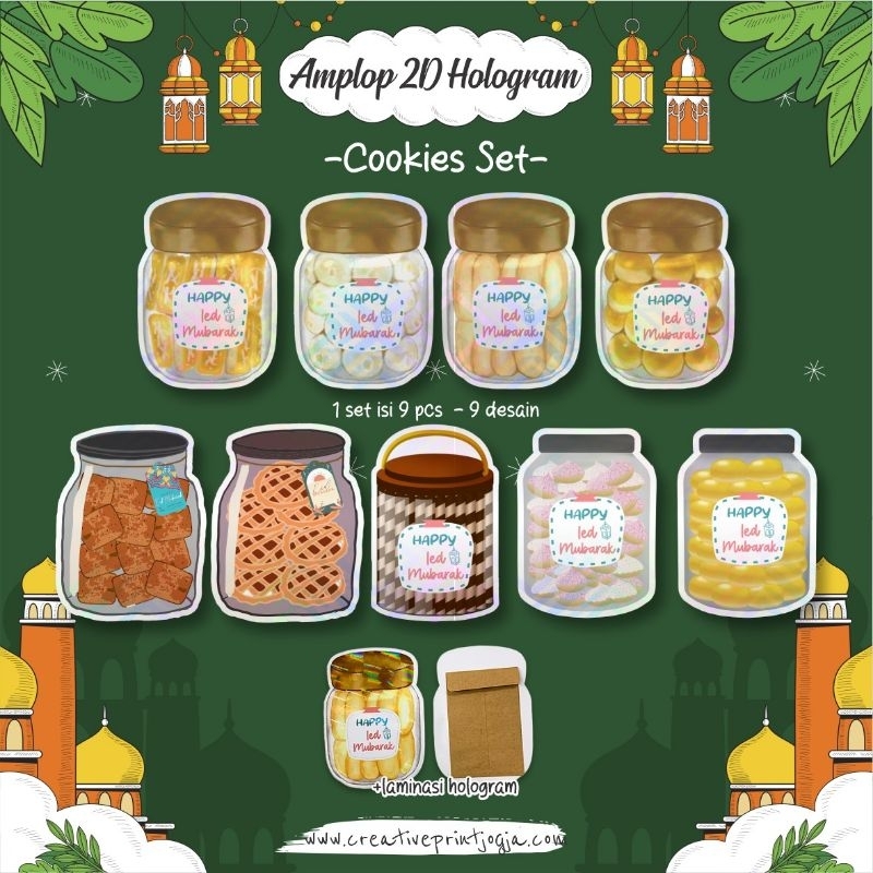 

Amplop Lebaran 2024 2d Cookies Set