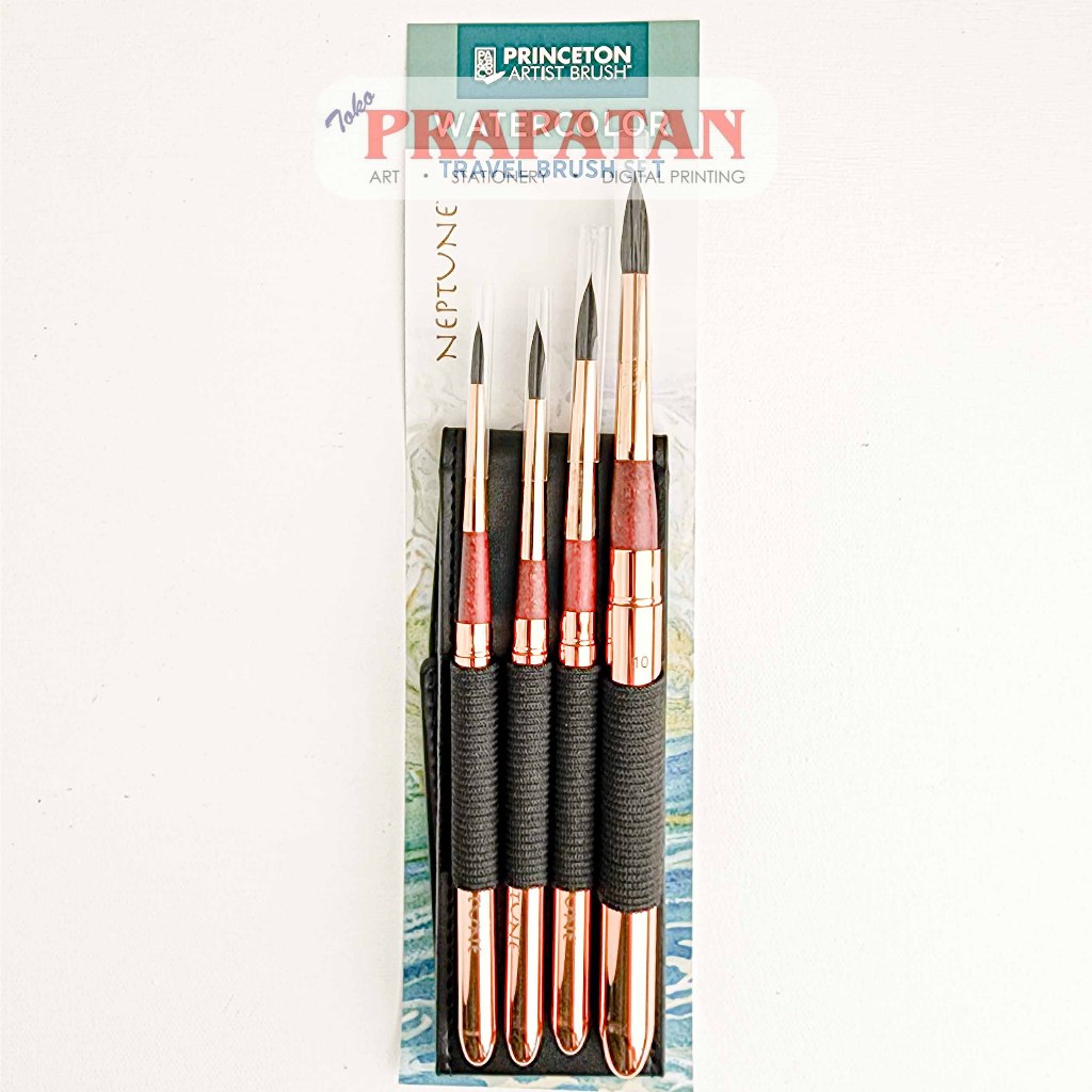 

Kuas Lukis Princeton Watercolor Travel Brush Set Neptune | Paint Brush Set