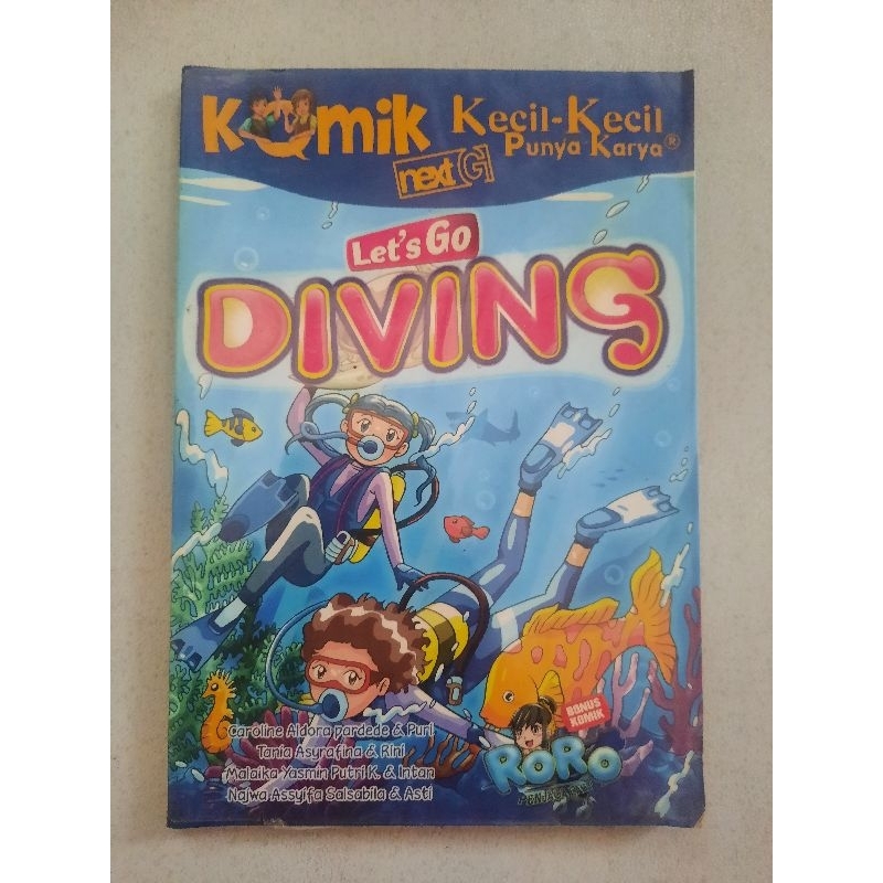 Komik Anak Let's Go Diving