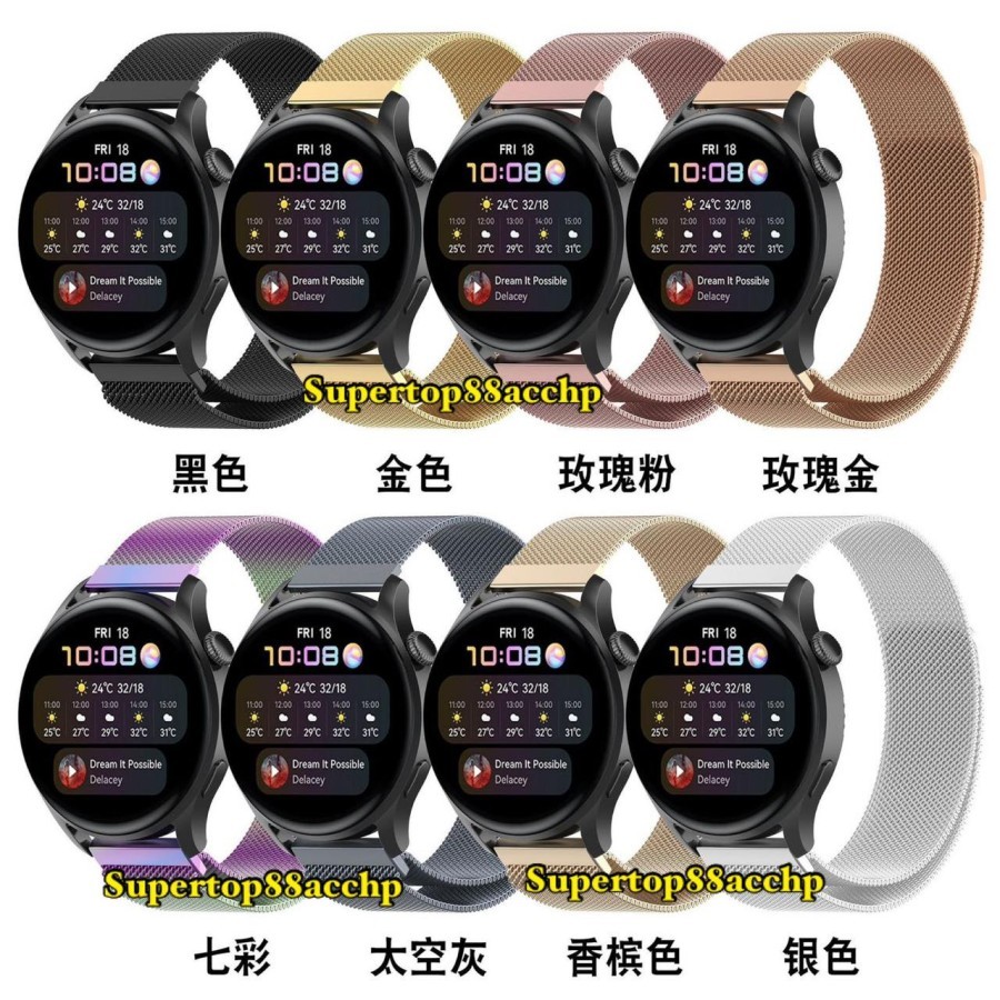 Strap Stainless Samsung Watch 4 40mm 44mm Steel Tali Jam