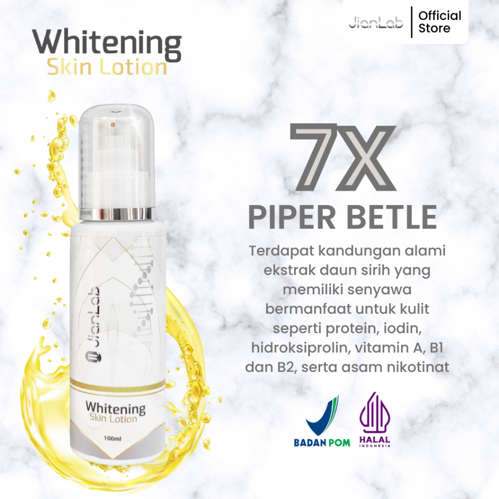Jianlab Whitening Skin Lotion | Instant Whitening BPOM