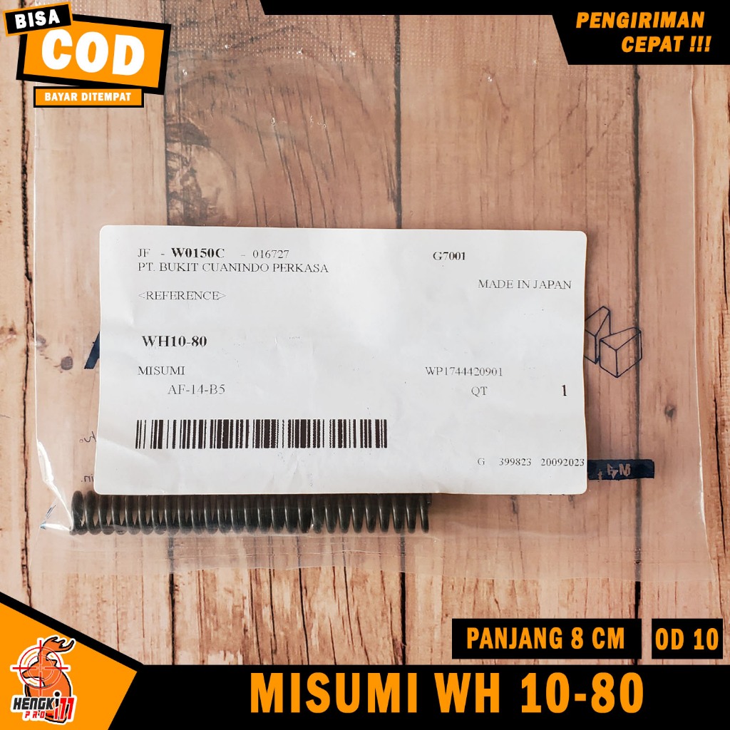 Per Misumi Mizumi Jepang Misumi Bulat WH 10-80 OD 10 Panjang 8 cm Keras