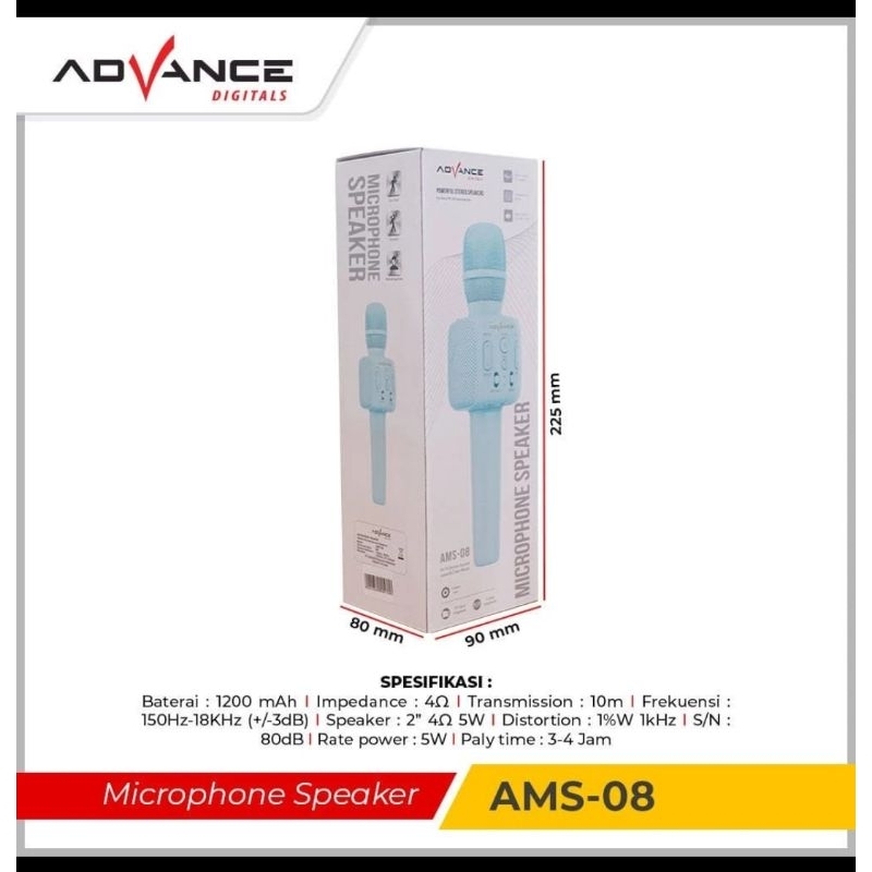 mic bluetooth advance AMS08