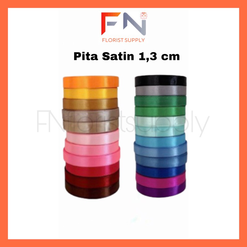 

Pita Satin 1,3 cm 1/2 inch per roll 20-25 yard 18,5-23m