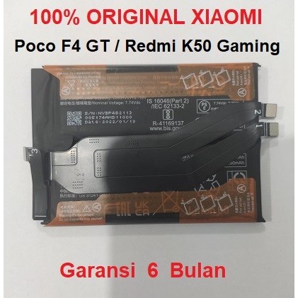 Battery  Batre Redmi K50 Gaming Poco F4 GT BP48 Original