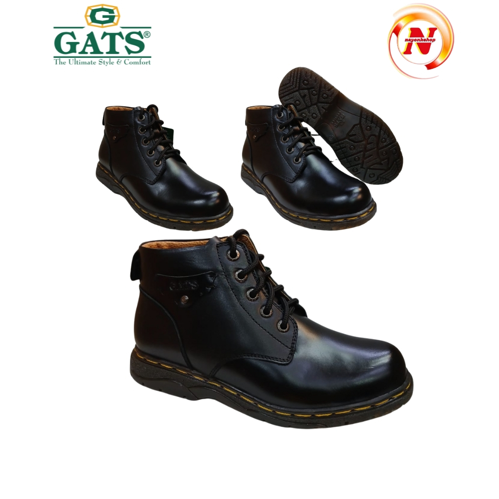 Sepatu boots GATS DM 1351 black. ORIGINAL