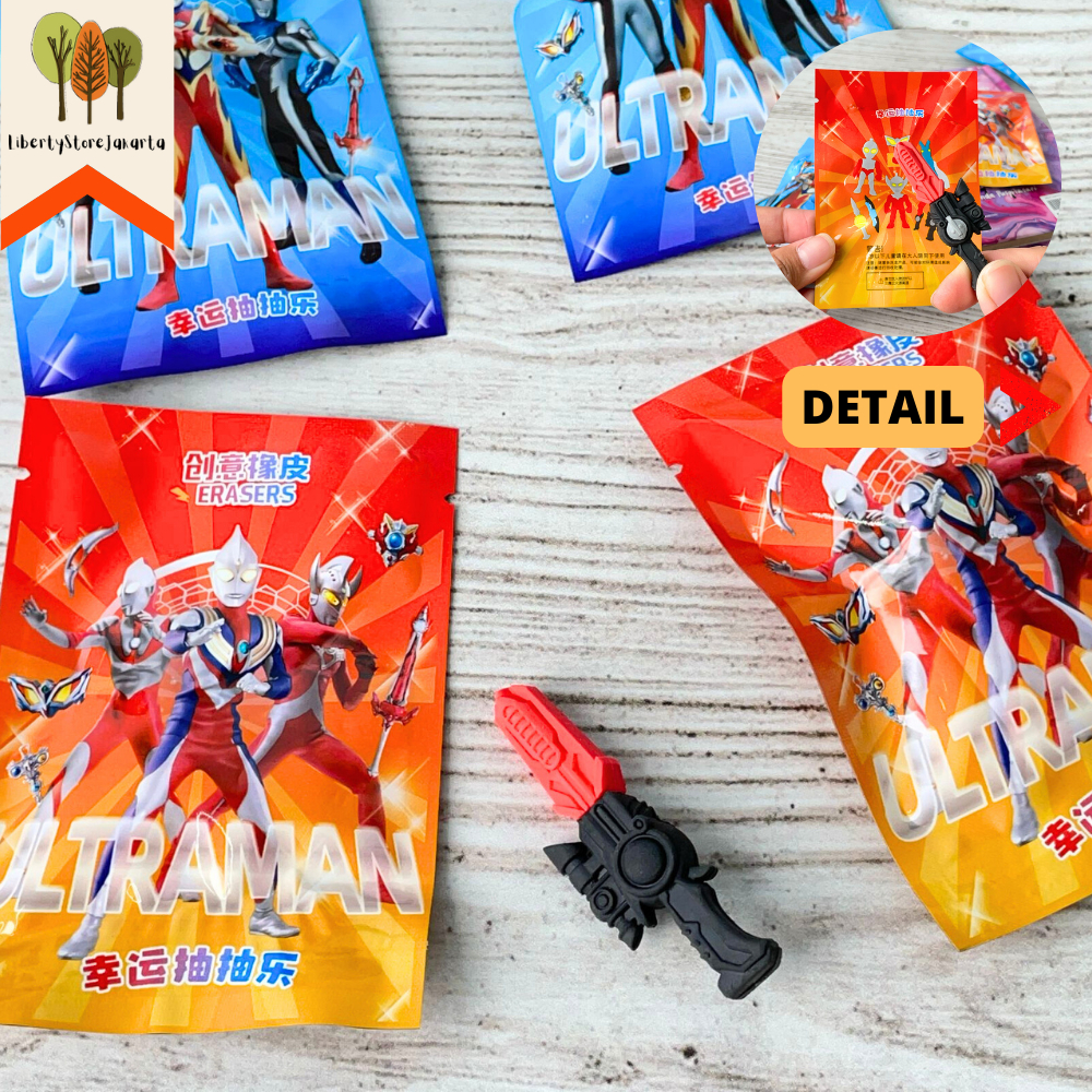 

Penghapus Mystery Bag Ultraman ER-1113 Miniatur Eraser Stationery For School Alat Tulis Kantor Sekolah Kado Ulang Tahun