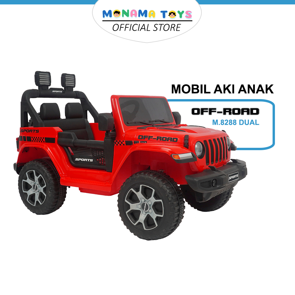 Mobil Aki Anak PMB M8288 OFFROAD Mainan Mobil Mobilan Remot