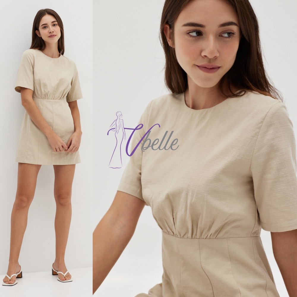 Zaila a-line panel dress