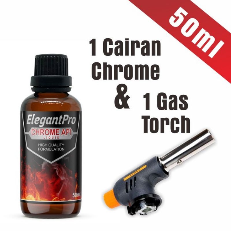 CAIRAN CHROME API / CROME BAKAR LIQUID ELEGANTPRO 50ML