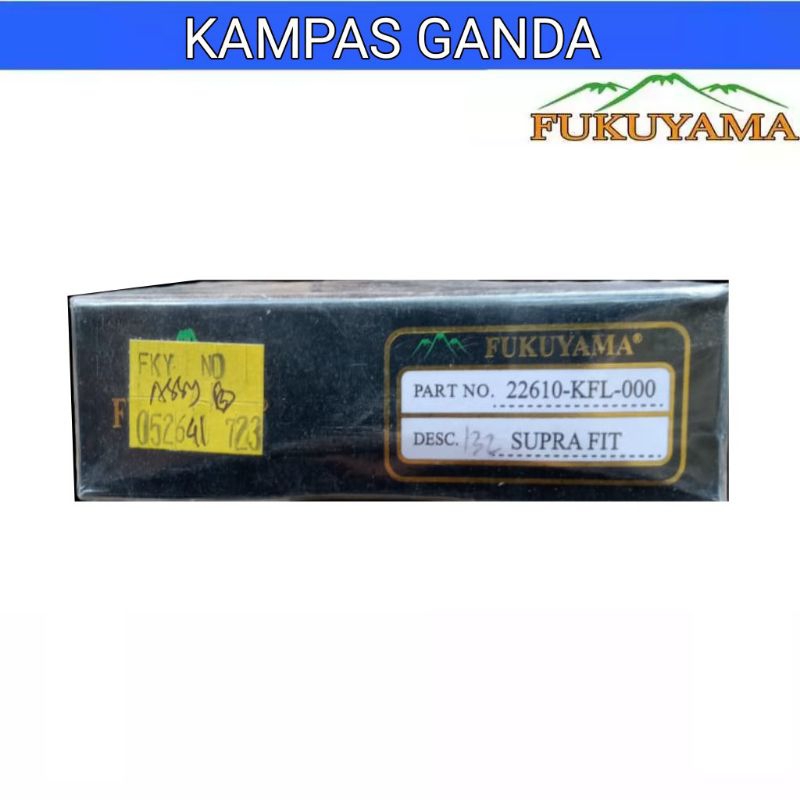 Kampas Ganda Komplit Assy Fukuyama Legenda Supra Fit Lama New ( 22610-KFL-000 )