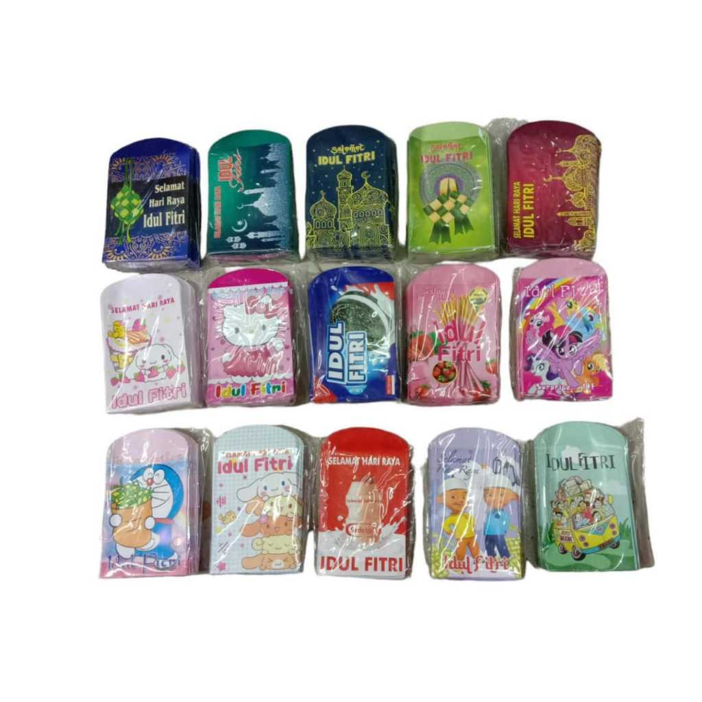 

Amplop Lebaran Karakter Anak Idul Fitri 1 Pack Isi 100Pcs Amplop Hari Raya Idul fitri