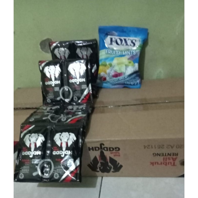 

KOPI GAJAH TUBRUK RENCENG ISI 20 SACHET KOPI HITAM