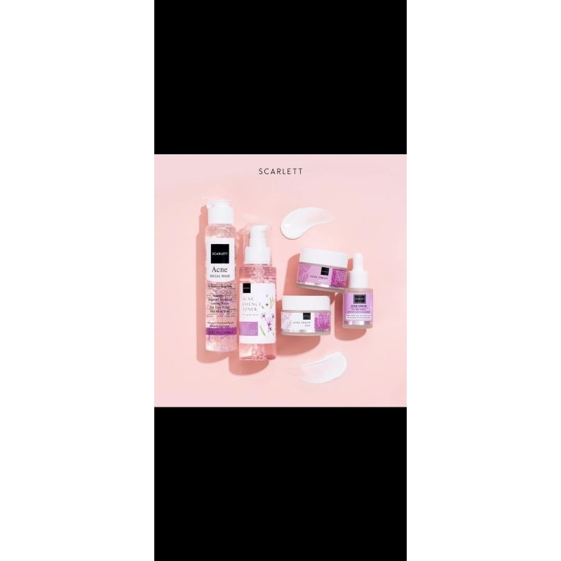 Paket skincare scarlett acne