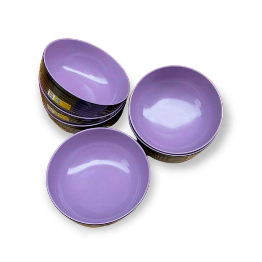 Mangkok Melamin (Golden Dragon) W-06A5, Mangkok Makan, Mangkok Bulat Ulir, Mangkok Baso, Mangkok Sop