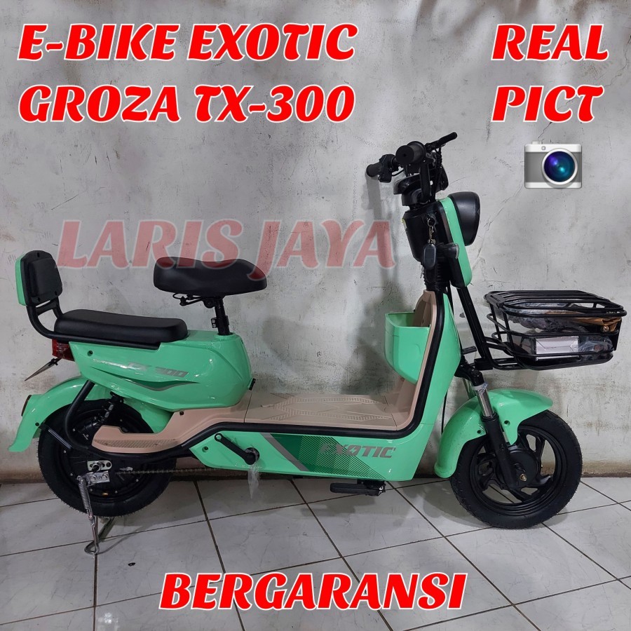 Sepeda listrik termurah EXOTIC VELOCE , SEPEDA LISTRIK EXOTIC GROZA , SEPEDA LISTRIK EXOTIC REVOLVE PRO , SELIS EXOTIC X-630