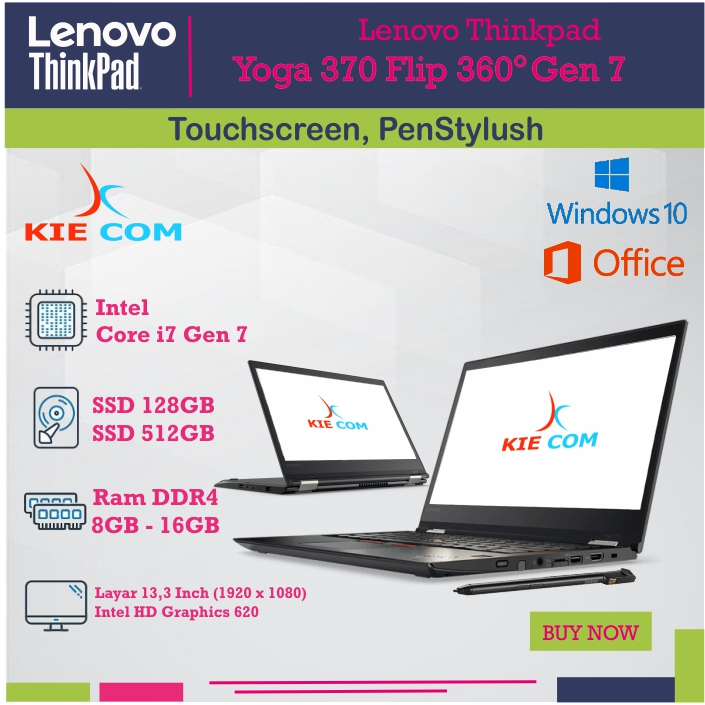 Lenovo Thinkpad Yoga 260 / 370 Core i3 / i5 / i7 | Berkualitas, Bergaransi, Murah.
