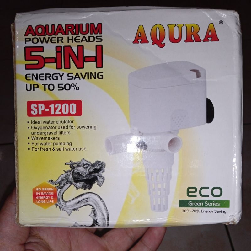 AQUARIUM POWER HEAD FILTER MINI AQURA 5in1 Akuarium