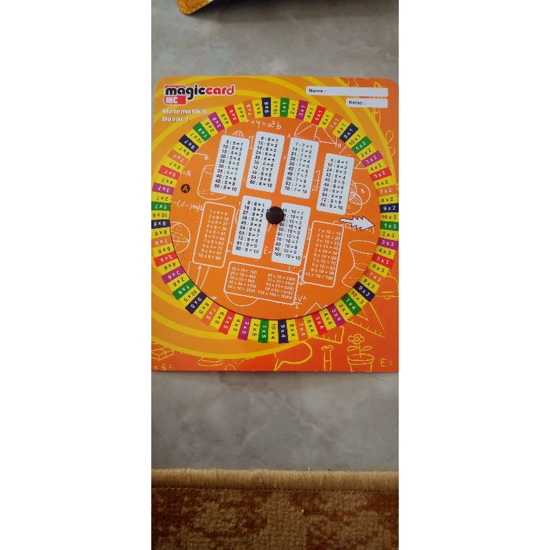 magic card matematika hitung dasar 1