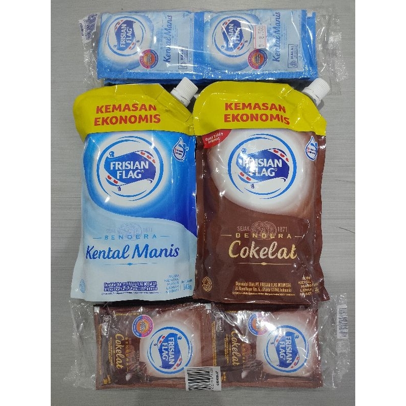 

Bendera Susu Kental Manis Frisian Flag Renteng Sachet