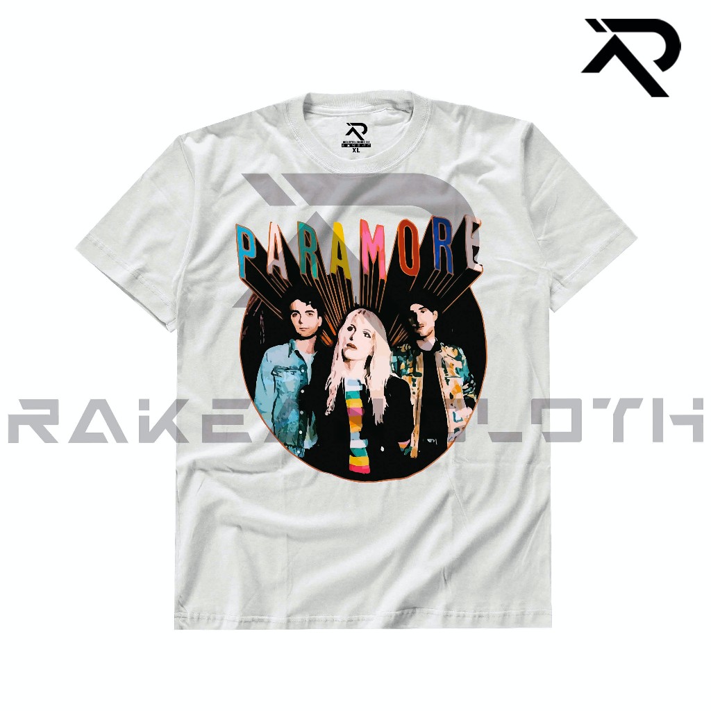 RKN Kaos Music Paramore MUS-71 Unisex Combed 30s PUTIH