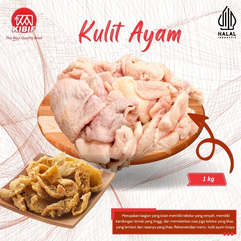 

Kulit ayam 1kg