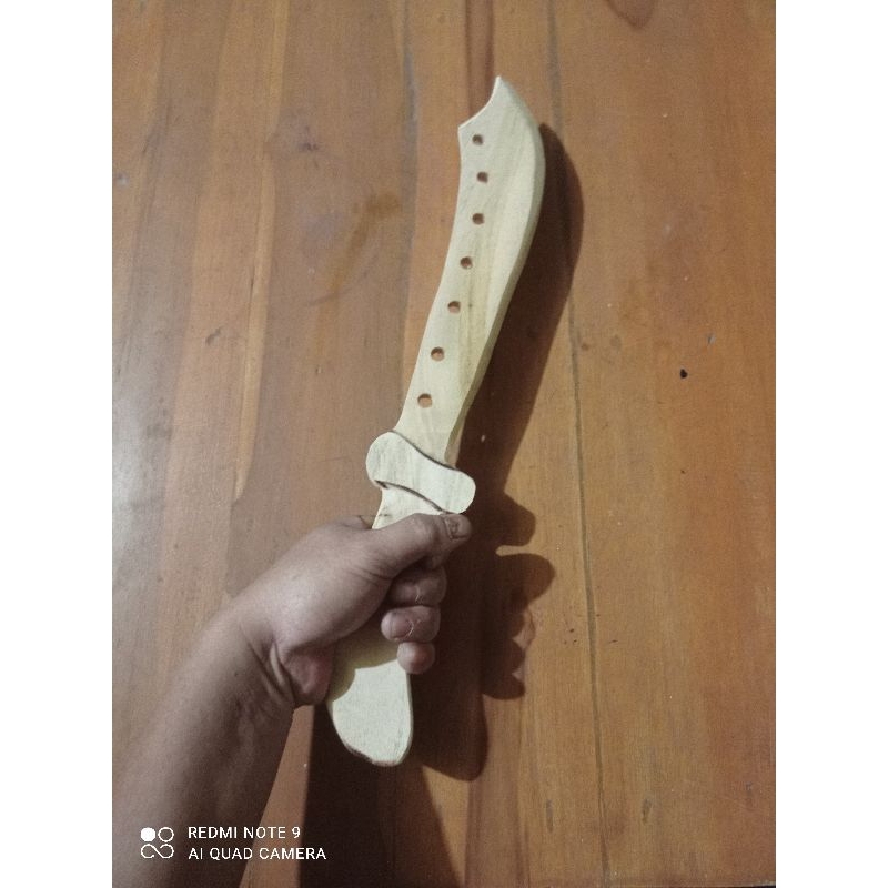 golok peraga seni - golok mainan anak - anak - golok kayu mainan - golok ipsi