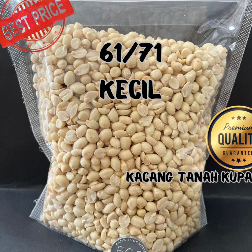 

Terbatas KACANG TANAH MENTAH IMPORT KUPAS BERSIH UKURAN KECIL 6171 1G 1KG