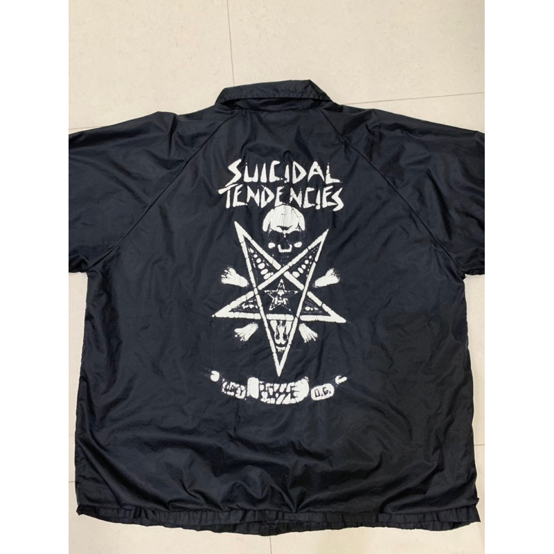 OBEY x SUICIDAL TENDENCIES COACH JACKET BLACK