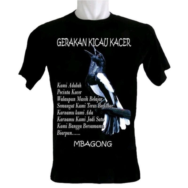 KAOS BURUNG KACER GERAKAN KICAU KACER