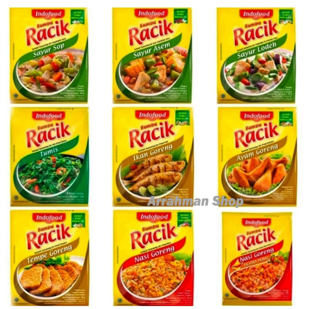 

Bumbu Racik Indofood Semua Varian Sayur Asem Sayur Sop Tempe Goreng Ikan Goreng Ayam Goreng 1 Renceng Siap Saji Bumbu Instant