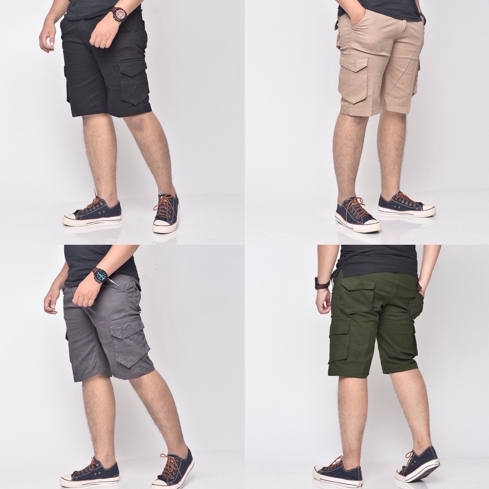Borong Diskon  BABEDO CELANA CARGO PRIA CELANA PENDEK CASUAL COWOK