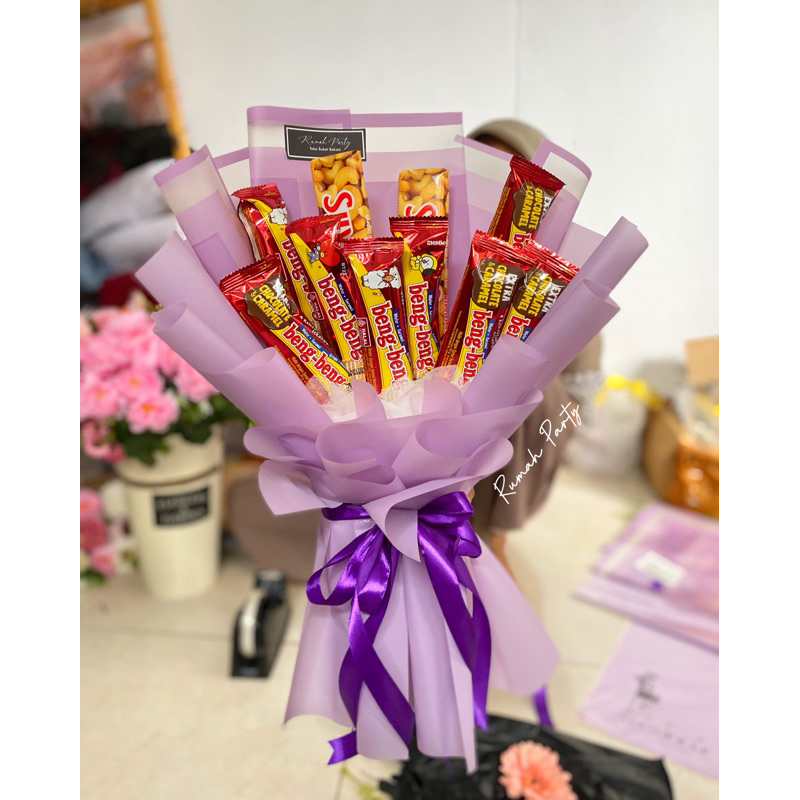 

Buket Snack Murah / Buket Coklat Silverqueen