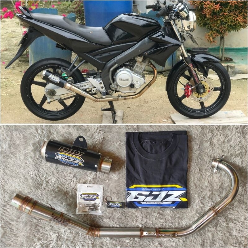 Knalpot Original Gjz Racing Exhaust Roadrace Vixion Old Vixion New Nvl Nva Komorod
